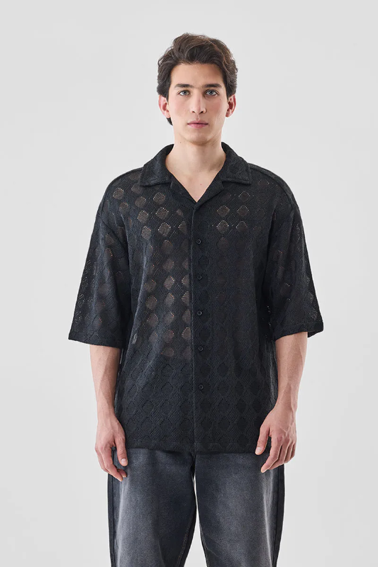 Knitted Oversized Shirt
